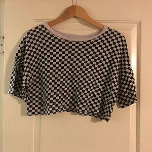 Forever 21 checkered crop top